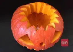 Illustration of how to make a pumpkin lantern 5