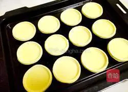 Illustration of how to make original whole egg tart 7
