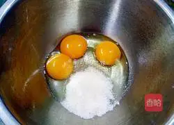 Illustration of how to make egg yolk yuan egg yolk biscuits 4