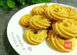 Illustration of how to make milk cookies 1 