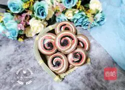 Illustration of how to make four-color donuts 11