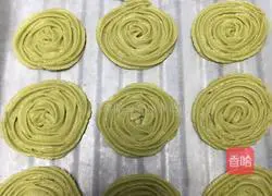 Illustration of making Happy Matcha Cookies 8