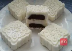 Yam bean paste cake.Illustration of how to make it 9