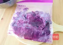 Illustration of how to make purple sweet potato and yam cake 2