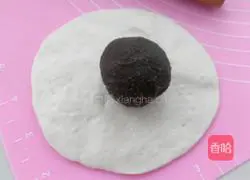 Illustration of how to make bean paste cake 8