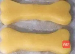 Illustration of how to make bone cookies 3