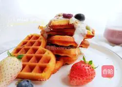 Illustration of how to make waffles (no baking powder version) 11