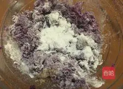 Baked purple potato cake recipe 4