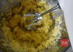 Illustration of how to make blueberry jam cookies 3