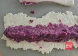 Purple Sweet Potato Sago Rolls Illustration of how to do it 7