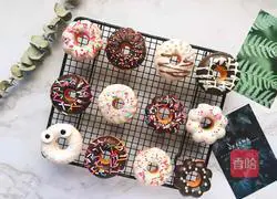 Illustration of how to make donuts 9