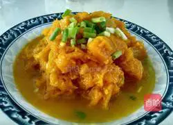 Illustration of how to make stir-fried pumpkin 6