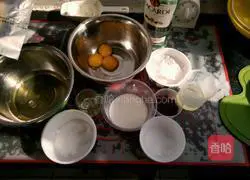 Cranberry Glutinous Rice Chiffon Cake Recipe Illustration 1