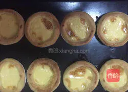 Illustration of how to make egg tarts (original flavor) 9