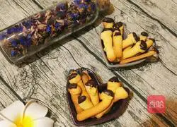 Illustration of how to make cookie sticks 10