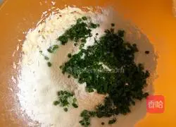 Illustration of how to make green onion cookies 3