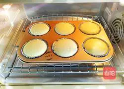 Illustration of how to make matcha cake 9