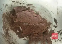 Illustration of how to make two-color cookies 13