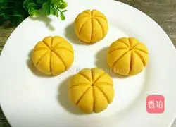 Illustration of how to make small pumpkin snacks 13