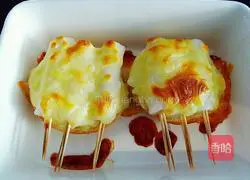 Cheese Rice Cake Toast Recipe Illustration 7