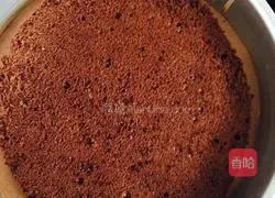 Chocolate Mousse Illustration of how to make Si cake 13