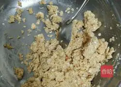 Illustration of how to make oatmeal cookies 1