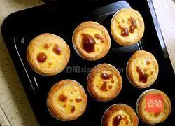 Illustration of how to make original egg tarts 10