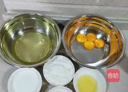 Illustration of how to make cup chiffon cake 1