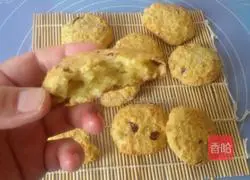 Illustration of how to make osmanthus oatmeal soft cookies 12