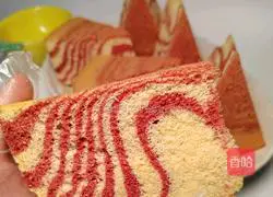 Zebra pattern chiffon cake recipe 21