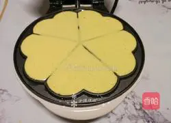 Illustration of how to make waffles (no baking powder version) 8