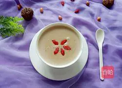 Illustration of how to make peanut walnut rice paste 7 