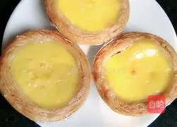 Red bean egg tart (lazy version) recipe 7