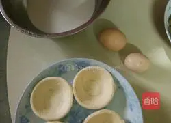 Microwave egg tart Illustration of how to do it 2