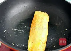 Illustration of how to make cheese thick egg roast 12