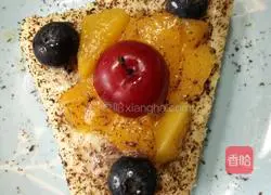 Illustration of homemade cream-filled chiffon cake 11