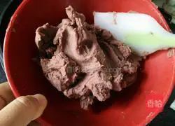 Illustration of how to make handmade red bean paste 12