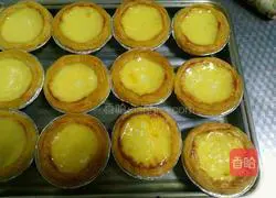 Illustration of how to make egg tarts without whipping cream 11