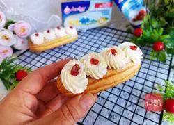 Illustration of how to make lightning puffs 12