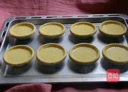 Illustration of how to make original egg tarts 13