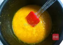 Illustration of how to make pumpkin puree porridge 8