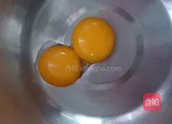 Illustration of how to make cocoa-flavored chiffon cake 1