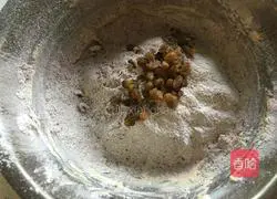 Illustration of how to make raisin chocolate chip cookies 6