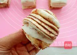 Illustration of how to make bean paste rolls 12