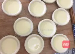 Illustration of how to make egg tarts 3