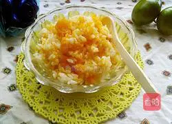 Illustration of how to make pumpkin braised rice 11