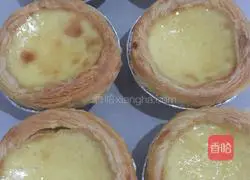 Illustration of how to make original whole egg tart 10