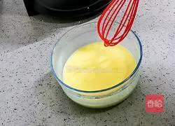 Illustration of how to make pandan waffles 7