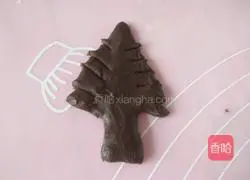 Illustration of how to make Christmas tree cookies 9