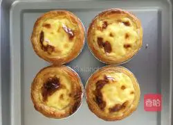 Illustration of how to make original egg tarts 4